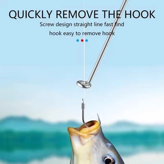 ชุดเครื่องมือตกปลา มัลติฟังก์ชั่น | Hook Extractor + Knot Tyer + Line Detacher 5/10/20 PCS เกลียวหัวออกแบบป้องกันปลาหลุด 16 ซม. สแตนเลสทนทาน