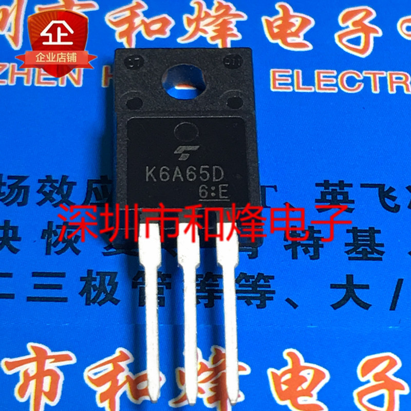 K6A65D TK6A65D TO-220F MOS Field Effect Tube 650V 6A