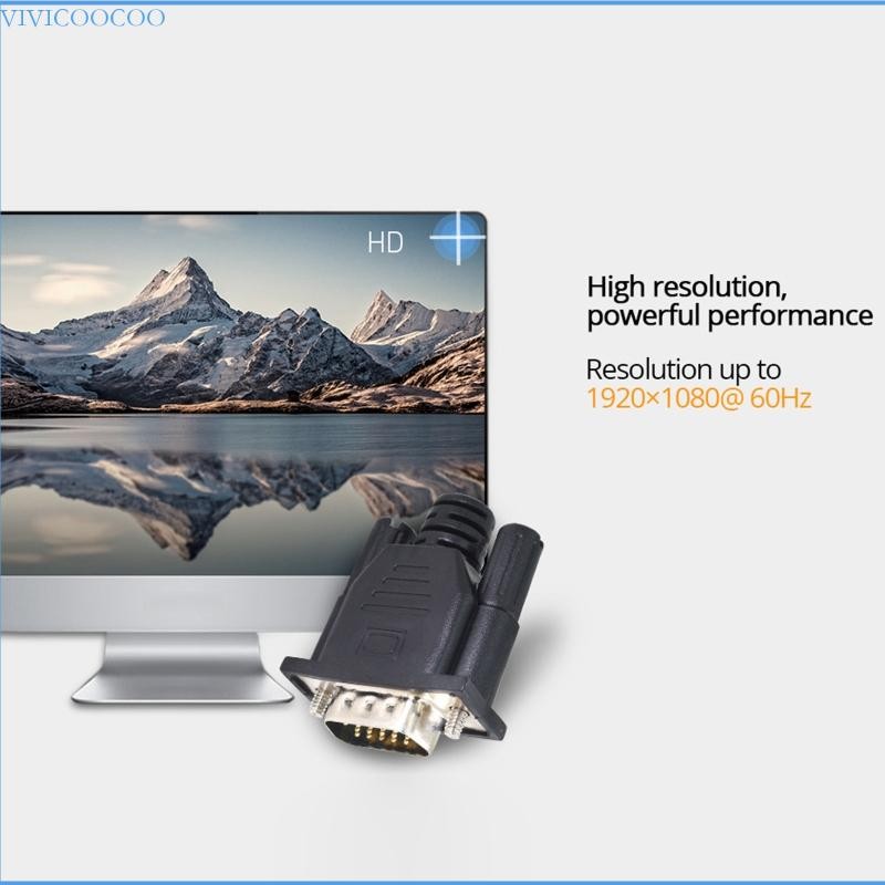 VGA Virtual Display Adapter Male Dummy Plug EDID Headless  Emulator LockWil