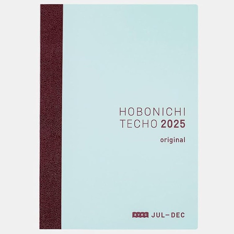 Hobonichi 2025 Original Japanese Avec [A6/1 Page per Day (Late Period Only)/July/Monday Start]ㅤDirec