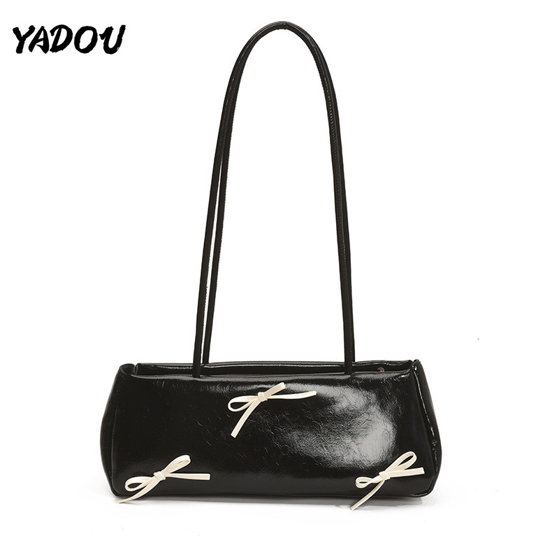 YADOU กระเป๋าสะพายไหล่แฟชั่นลูกไม้โบว์หรูหรา