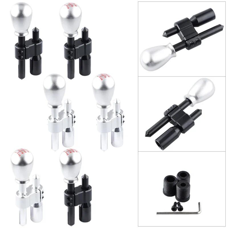 เกียร์ธรรมดา 5 6 ความเร็วเกียร์ Shifter Lever H ประเภทปรับ Extension Rod Gear Shifter พร้อมอะแดปเตอร