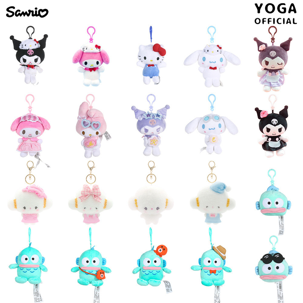 Sanrio Hello Kitty Kitty Kurumi จี้ตุ๊กตาตุ๊กตาปลาน่าเกลียด, จี้ห้อยกระเป๋าตุ๊กตา