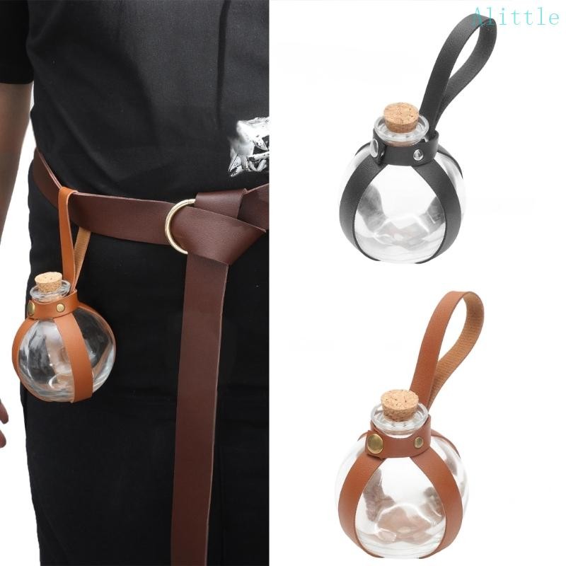Alia Witch and Wizard Dark Magical Potion Bottle ขวดแก้วยุคกลางฮาโลวีน