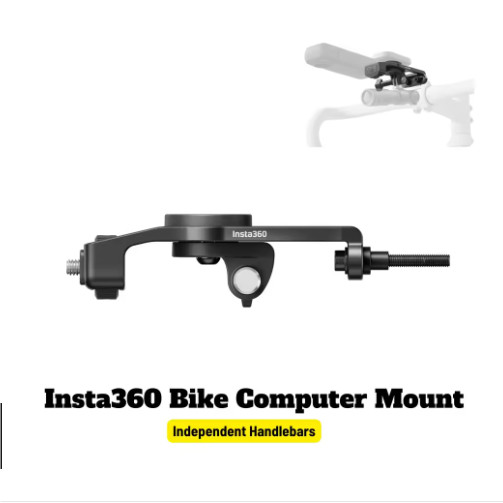 CYCLAMI BiKe คอมพิวเตอร์สําหรับ DJI OSMO 360 Action 6 5/Insta360 X5 X4 Air GO 3S Go Ultra/Ace Pro 2 Handlebar Mount จักรยานนาฬิกาจับเวลาขาตั้งกล้องสําหรับ Garmin BlackBird IGPSPORT