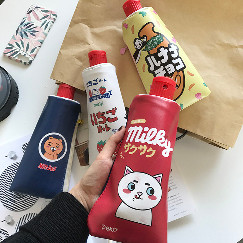 กระเป๋าใส่ปากกายาสีฟันสร้างสรรค์พร้อมปากกาม้วนกล่องเครื่องเขียนน่ารักความจุขนาดใหญ่กระเป๋าเก็บเครื่องเขียนตลก - รูปที่ 6