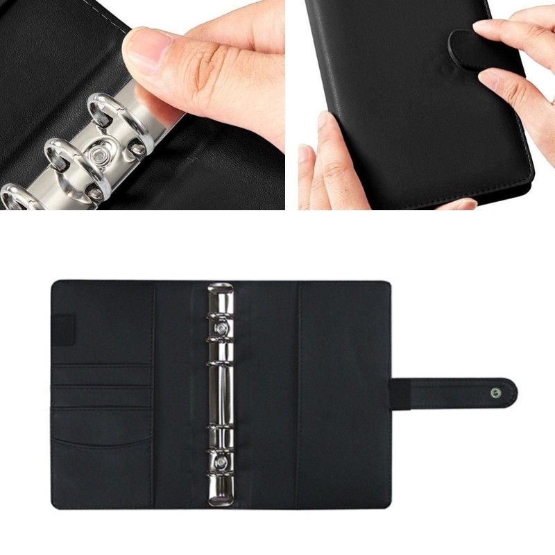 Mya A6 Budget Binder 6 หลุม Binder Planner พร้อมกระเป๋า Dividers แหวน Binder