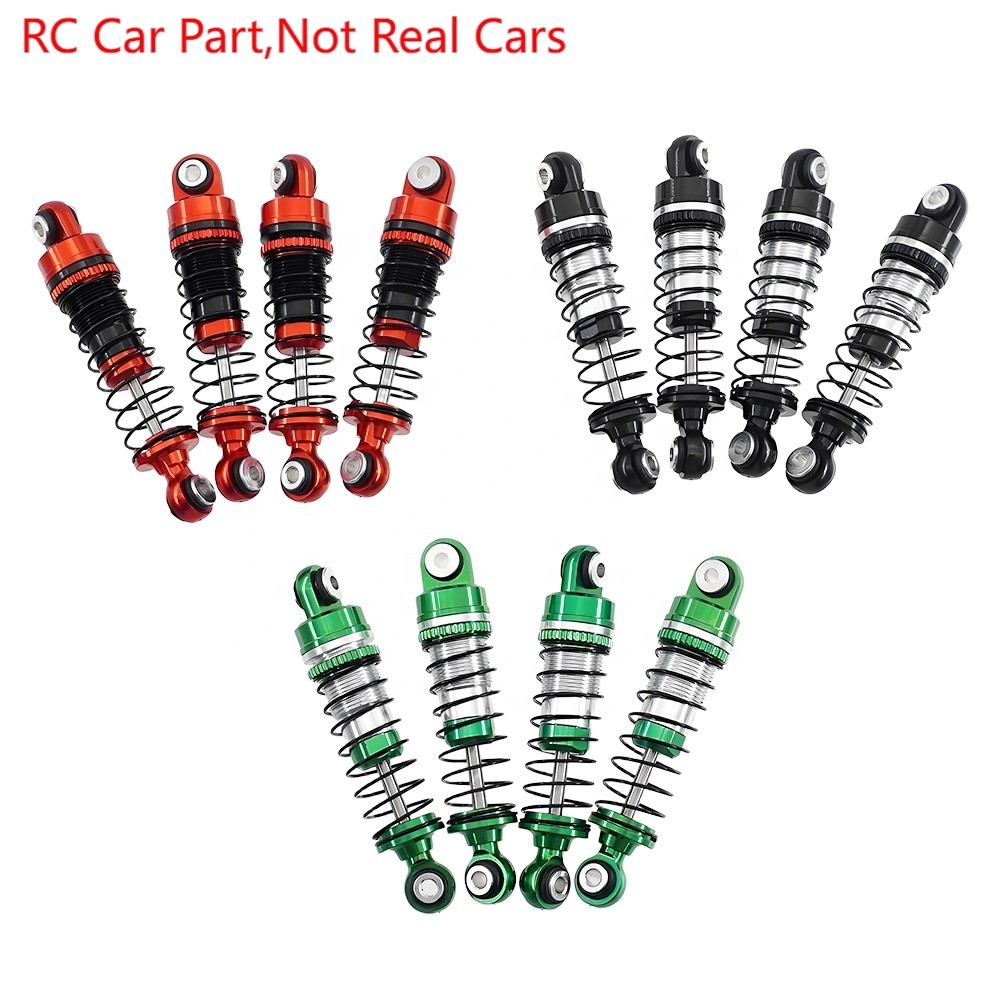 โช้คอัพอลูมิเนียมอัลลอยด์ 4 ชิ้นสําหรับ FMS LC80 1/18 RC รถอะไหล่อัพเกรด