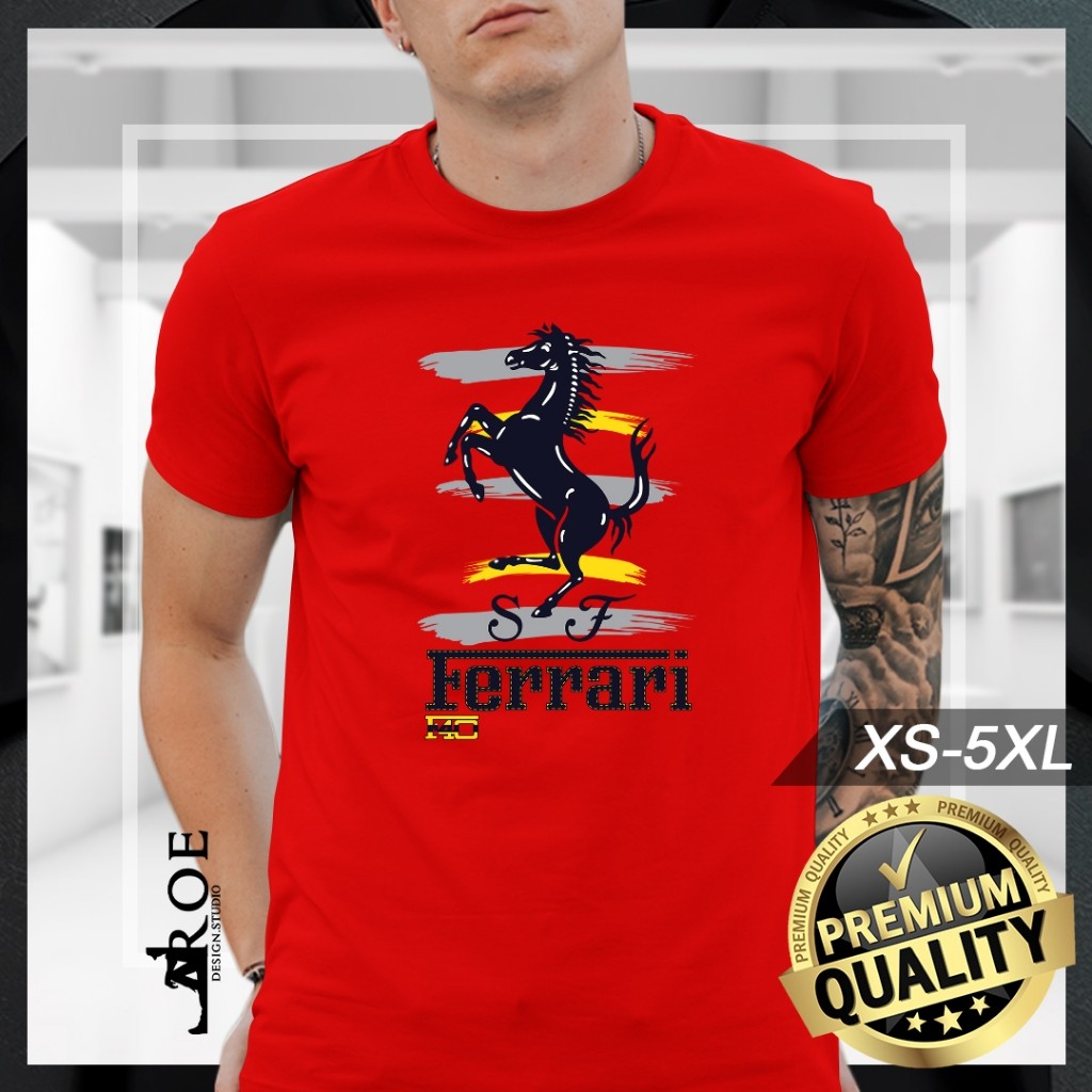 🔥 เสื้อยืด Baju FERRARI F40 Unisex + พลัสไซส์ 🔥 2