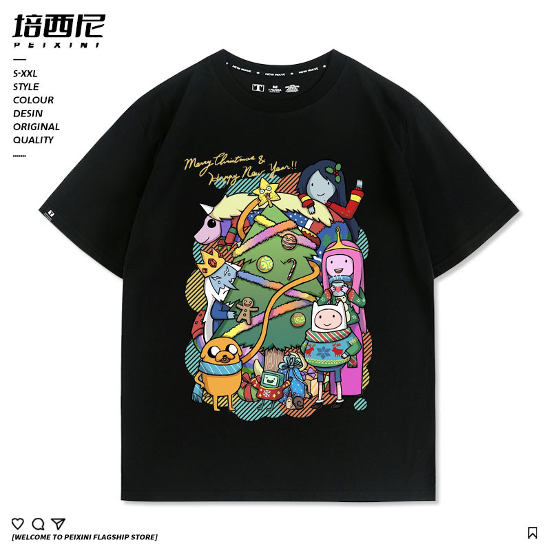 Cotton 100% Adventure Time Baby Abao Laopi Cold King เสื้อยืด