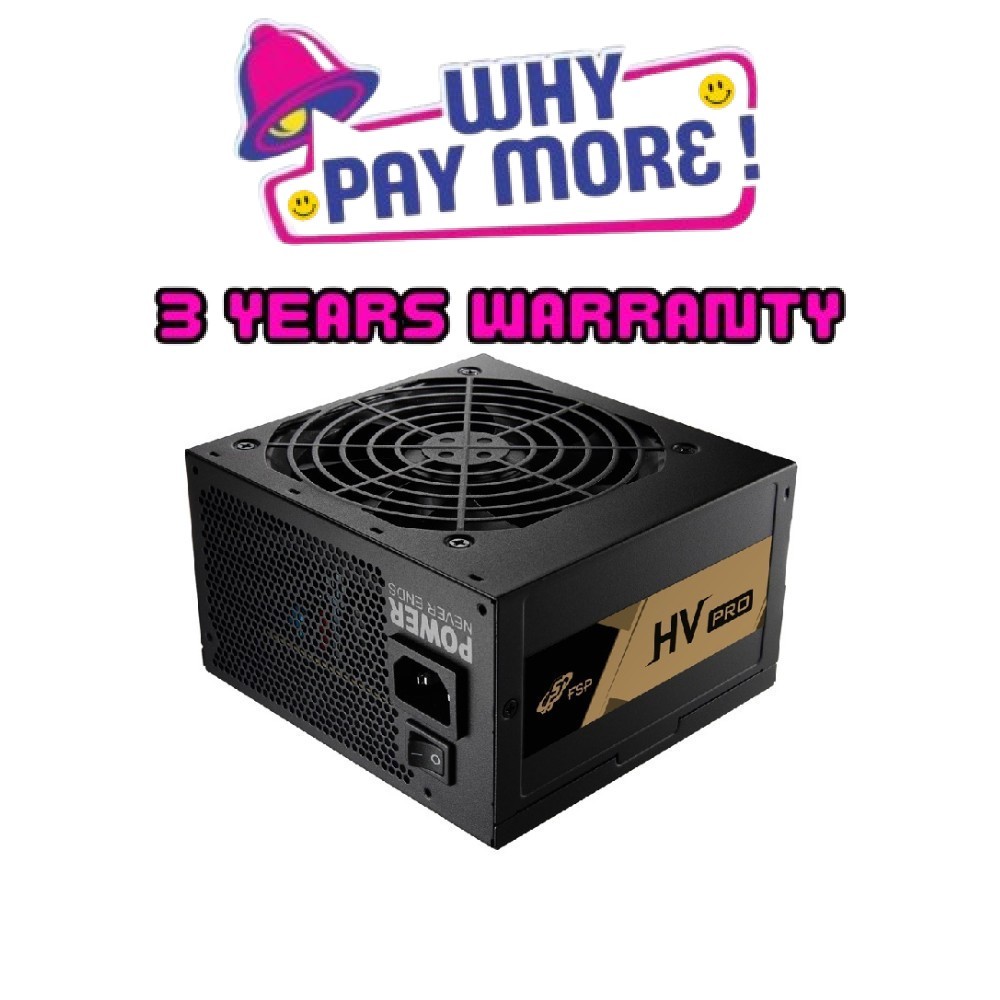 FSP HV PRO 550W 650W 80 PLUS พาวเวอร์ซัพพลาย BRONZE