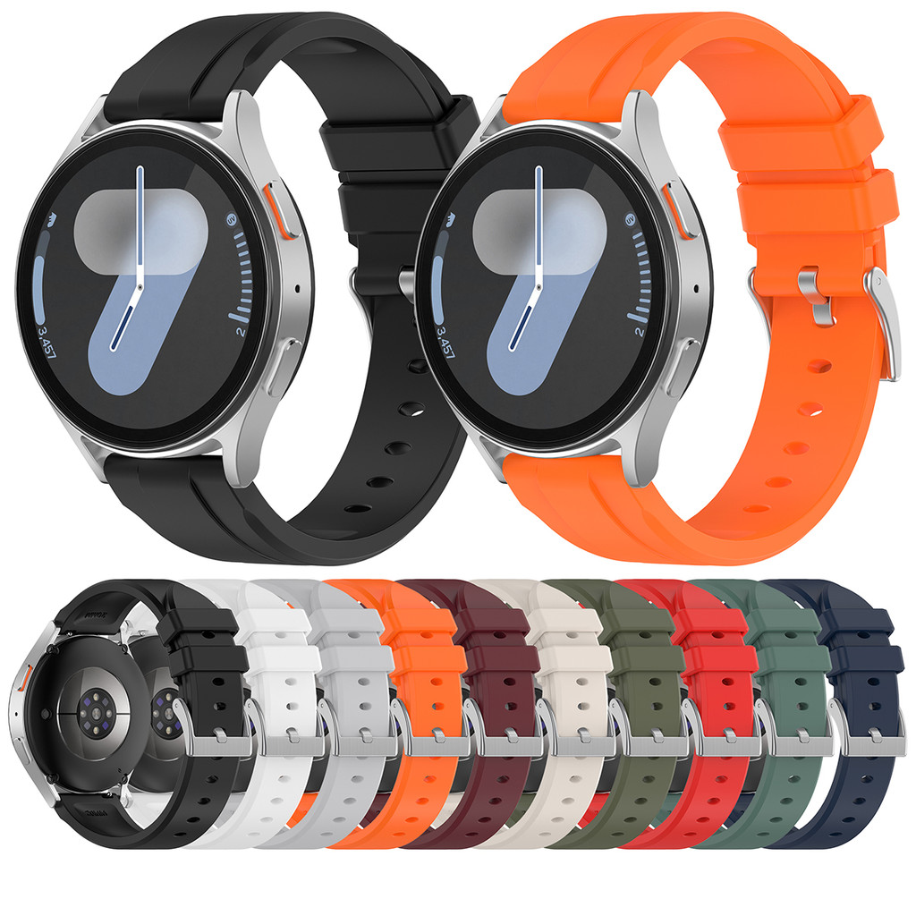 20/22 มม.กว้างซิลิโคนสําหรับ Samsung Galaxy Watch 7 6 5 4 40 44 มม.เกียร์ S3 สําหรับ Huawei 4 GT 5 4