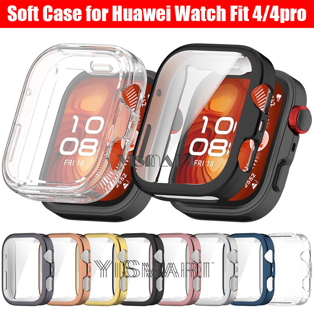 เคสนิ่มสําหรับ Huawei Watch Fit 4 pro Full Coverage Screen Protector สําหรับ Huawei Watch Fit 4 Fit4