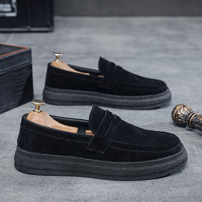 ฤดูร้อน Breathable Slip-On รองเท้าลําลอง Peas ต่ํา กันลื่น พื้นนุ่ม น้ําหนักเบา ขนาดใหญ่ สําหรับผู้ชาย