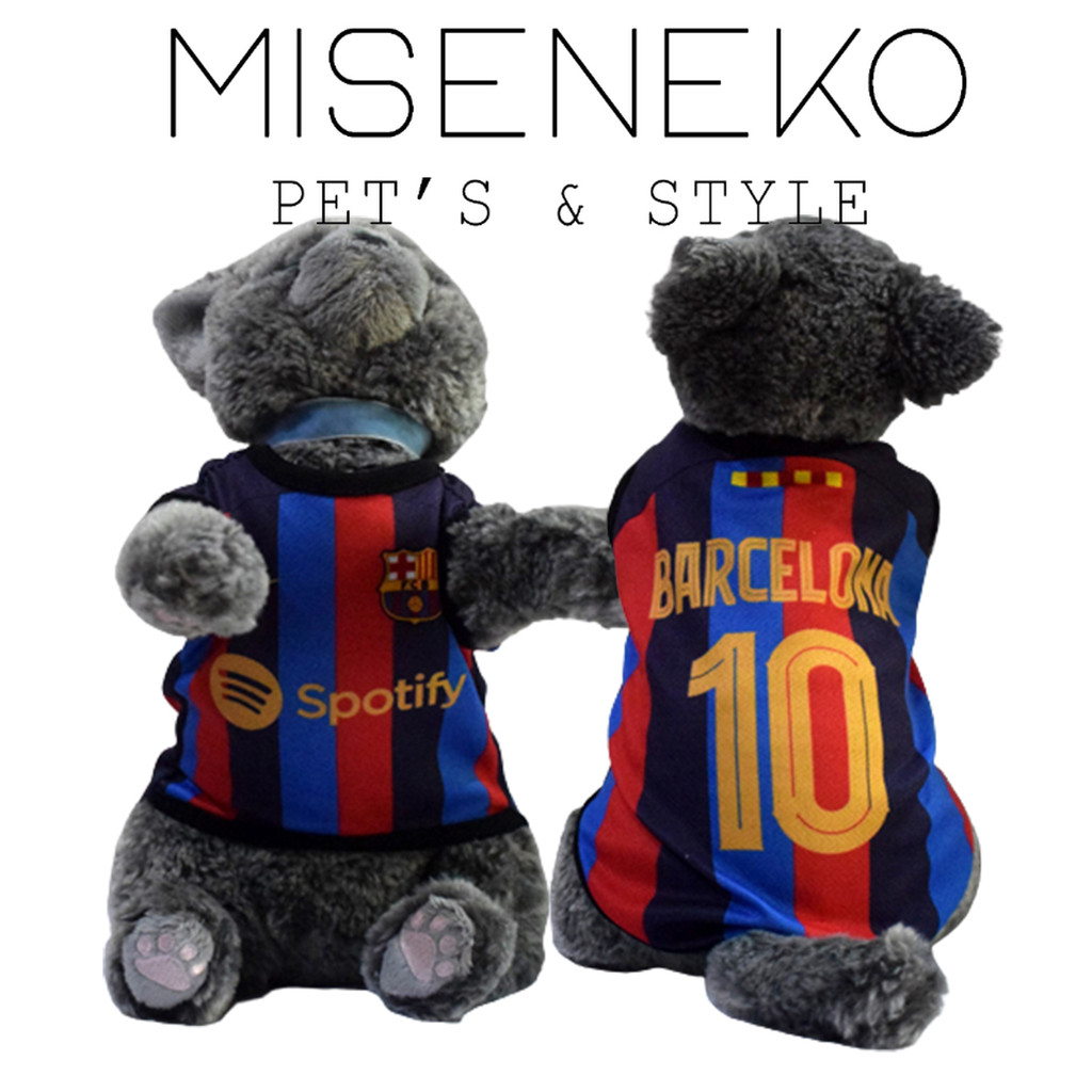 Barca Barcelona Cute Football Jersey Cat Shirt [CAN REQUEST NAME]