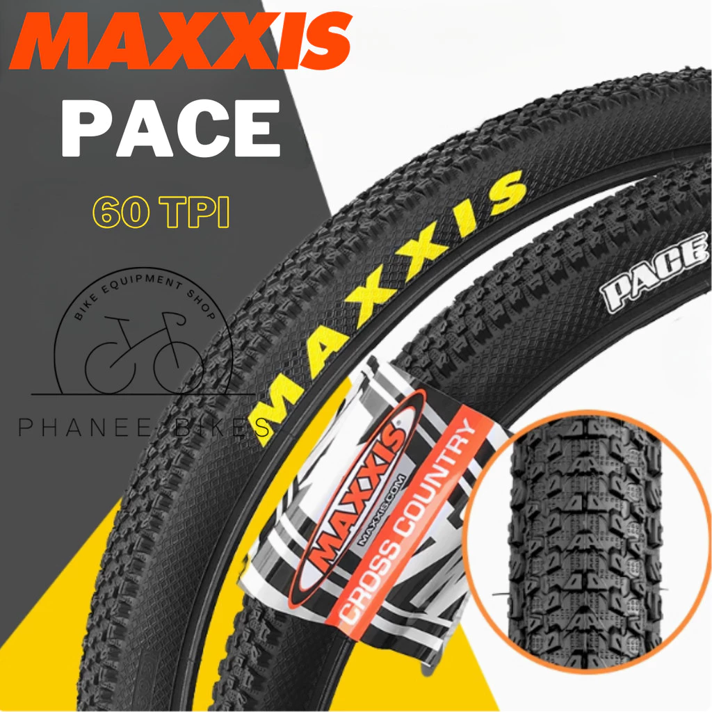 ยางจักรยาน เสือภูเขา MTB MAXXIS PACE ขอบลวด ขนาด 26 / 27.5 / 29