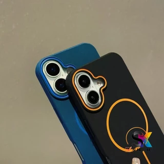 ซิลิโคนผิวด้าน เปลือกนิ่มแม่เหล็ก ไอพี 16 โปรแม็กซ์ เคสโทรศัพท์สําหรับ ไอโฟน 16 15 14 13 12 11 มือโปร สูงสุด 16 บวก 11ปลอกซิลิโคนกันกระแทกป้อ