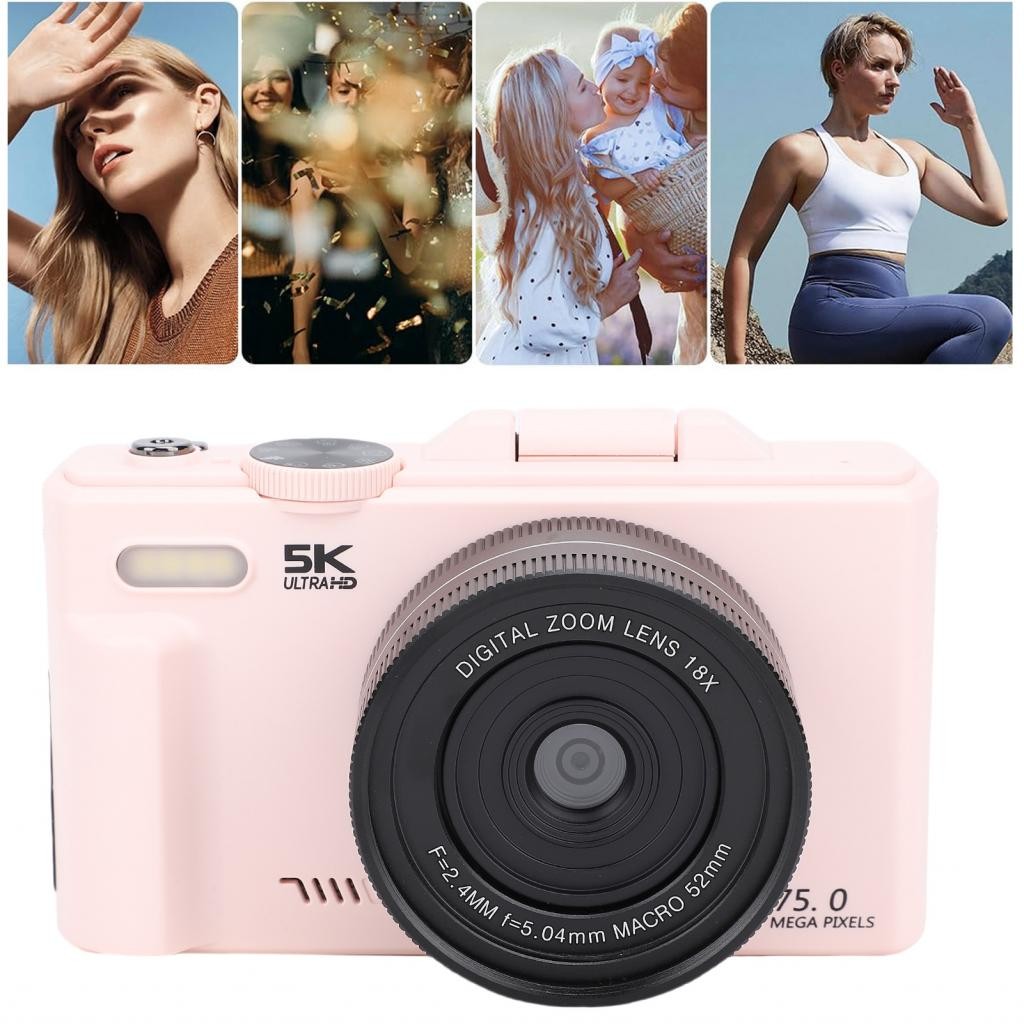 วิดีโอ 5K Digital Camera ABS Autofocus สำหรับกลางแจ้ง