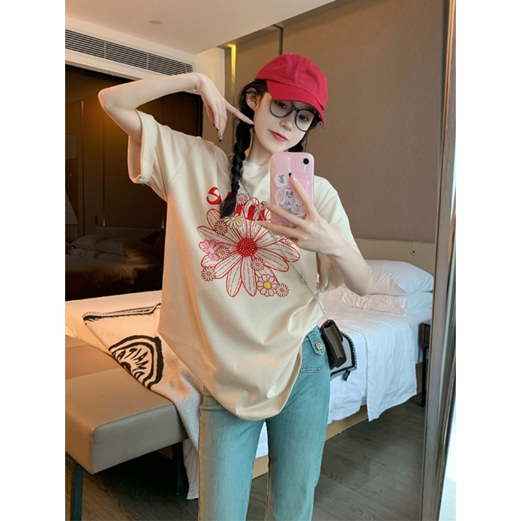 (จัดส่งตลอด 24 ชั่วโมง）OOOK Official เสื้อยืดโอเวอร์ไซส์ Oversize TAS mardi