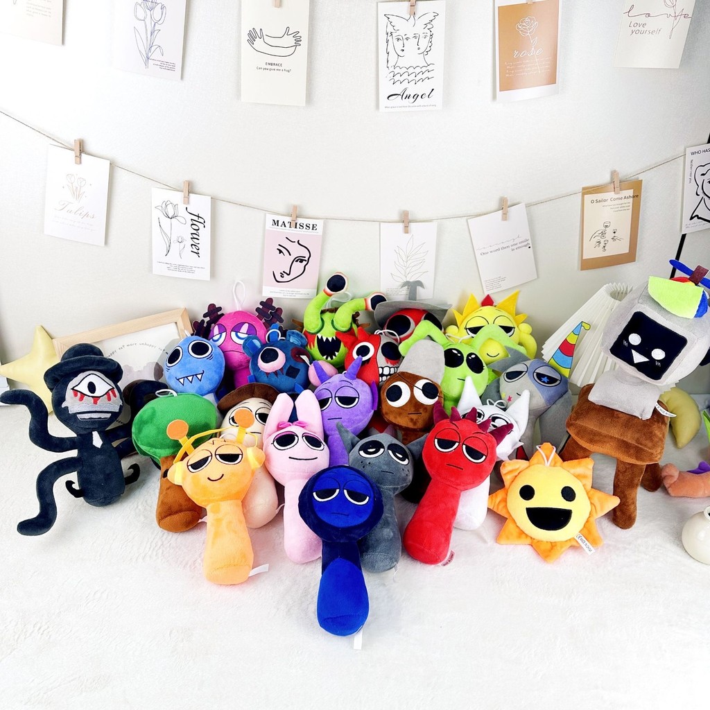 ของขวัญ ตุ๊กตาเกมยอดฮิตSprunki Incredibox ตุ๊กตาของเล่น Plushie Venda Oren Raddy ตุ๊กตาเกม
