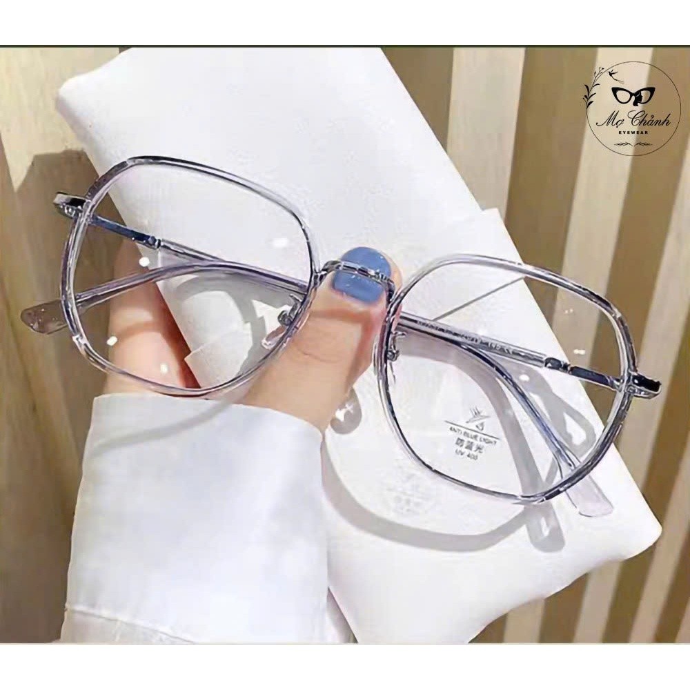 แว่นตาแฟชั่นกรอบสี่เหลี่ยมขนาดใหญ่เกาหลีป้องกันแสงสีฟ้า-h2thouse