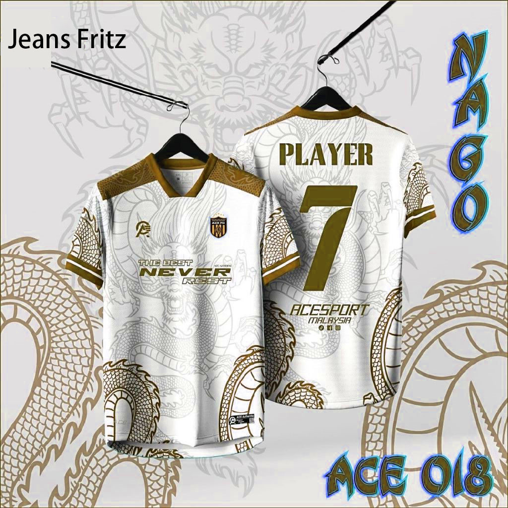ฤดูร้อน 2025 ลายมังกร ดีไซน์ใหม่ เสื้อฟุตบอลห้าด้าน เสื้อยืดชื่อที่กําหนดเอง ย้อนยุค หลากสี ม