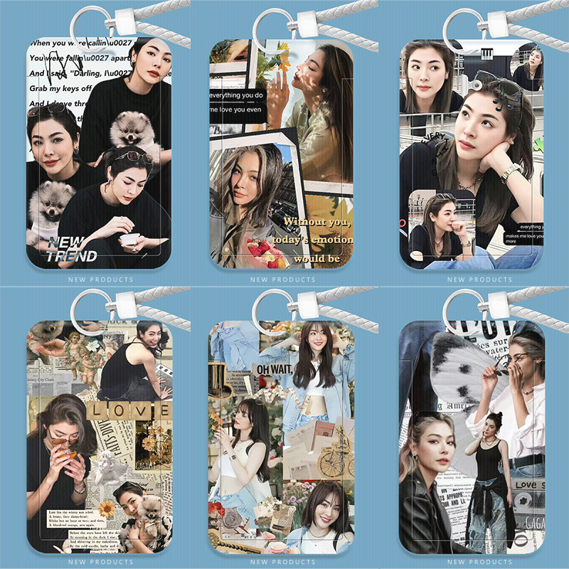 FayeYoko Faye Peraya Student Slide Card Holder Loves เพื่อเติมการป้องกันเอกสารเปล่า