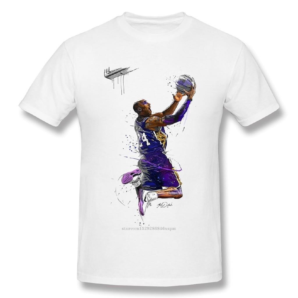 Spot goods ZW Slam Dunk เสื้อยืดสีดํา kobe bryant homme เสื้อยืด Tees ผ้าฝ้ายแท้ Amazing แขนสั้น plu