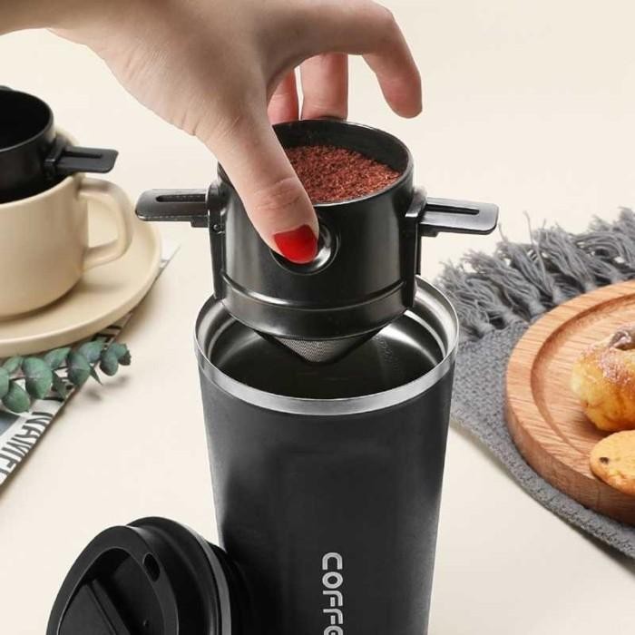 EAQP Portable Coffee Filter Cone Coffee Dripper F44G08