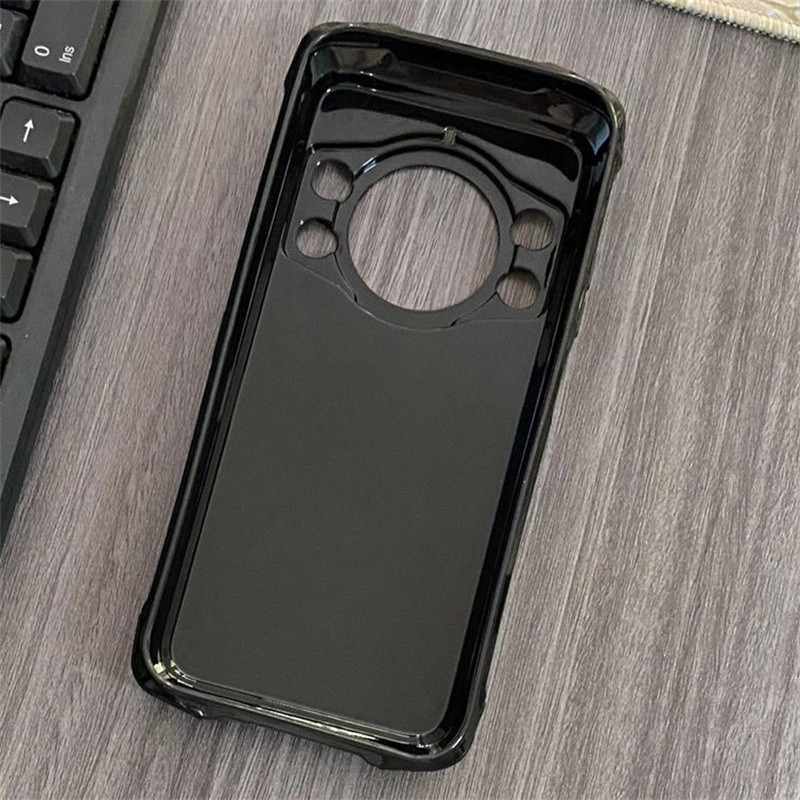 ปลอกสําหรับ Cubot KingKong Power 3 เคสโทรศัพท์ Soft TPU สีดําฝาครอบป้องกัน