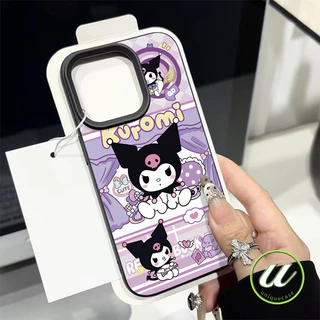 น่ารักคุโรมิเต็มจอภาพกราฟิตี้หนังสุดหรูนุ่มเคส IPhone 17 12 15 14 16 11 13 Pro Max 17Pro XS Max Air XR X 7 8 16 15 Plus