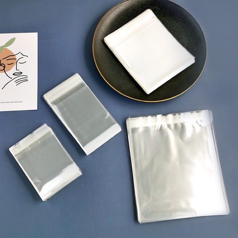 BLIVO 🔥ส่งฟรี ส่งทุกวัน🔥 ถุงฝากาว OPP ใส่คุกกี้ มี 2 แบบ ใส/ขุ่น ถุงฝากาว ถุงบราวนี่ (95-100 ใบ) - รูปที่ 3