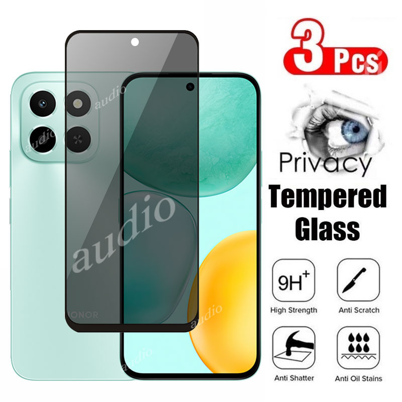 Honor X6C 4G ความเป็นส่วนตัวป้องกันหน้าจอกระจกนิรภัยป้องกันฟิล์มสําหรับ honor X6C HonorX6C 4G 2025 A