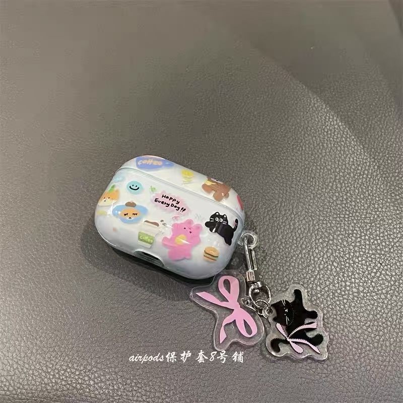 กระต่ายแมวดํา Lenovo ht38 lp40pro เคสหูฟัง Lenovo XT88 ไร้สาย xt95pro เคสป้องกัน