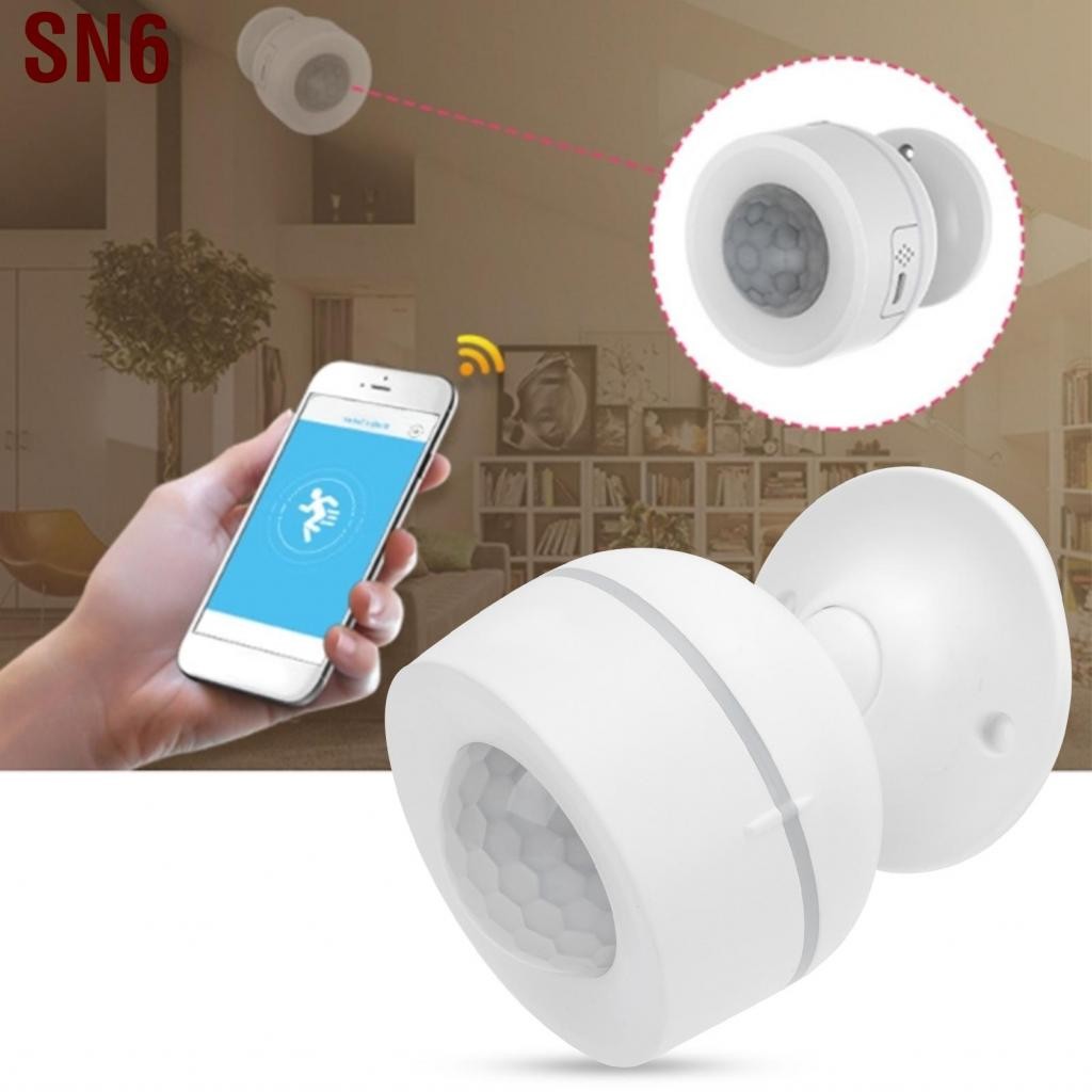 SN6 Neo Nas - PD07W WiFi PIR ตัวเครื่องตรวจจับอุณหภูมิความชื้นของเครื่องตรวจจับอุณหภูมิอินฟราเรด