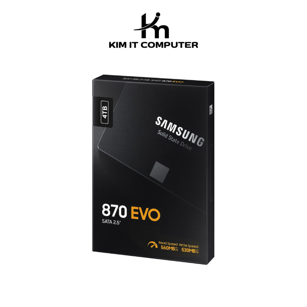 SAMSUNG 870 EVO 4TB SSD 2.5" SATA3 6Gb/s MZ-77E4T0BW