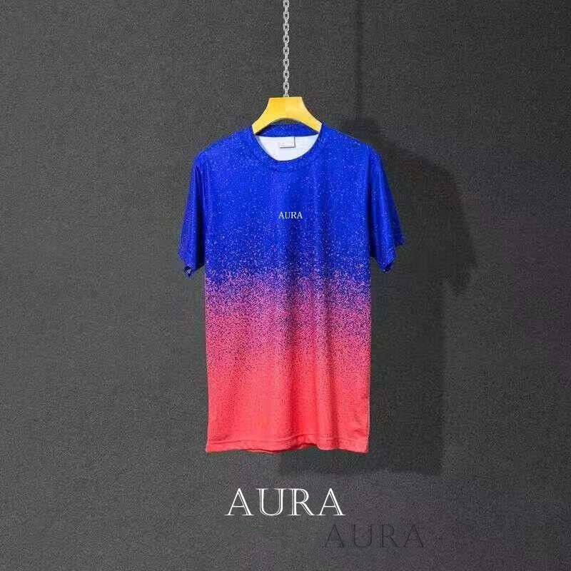 เสื้อยืดลาย ไล่โทนสี แขนสั้น ผ้าไมโครเกรดพรีเมี่ยม