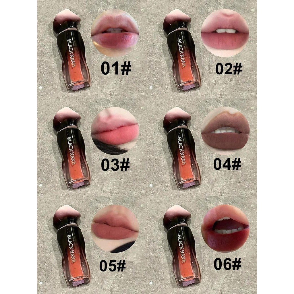 T-T shop ลิปสติก ลิปเนื้อแมท กำมะหยี่ด้าน กันน้ำ สีสวยติดทนLip003-36