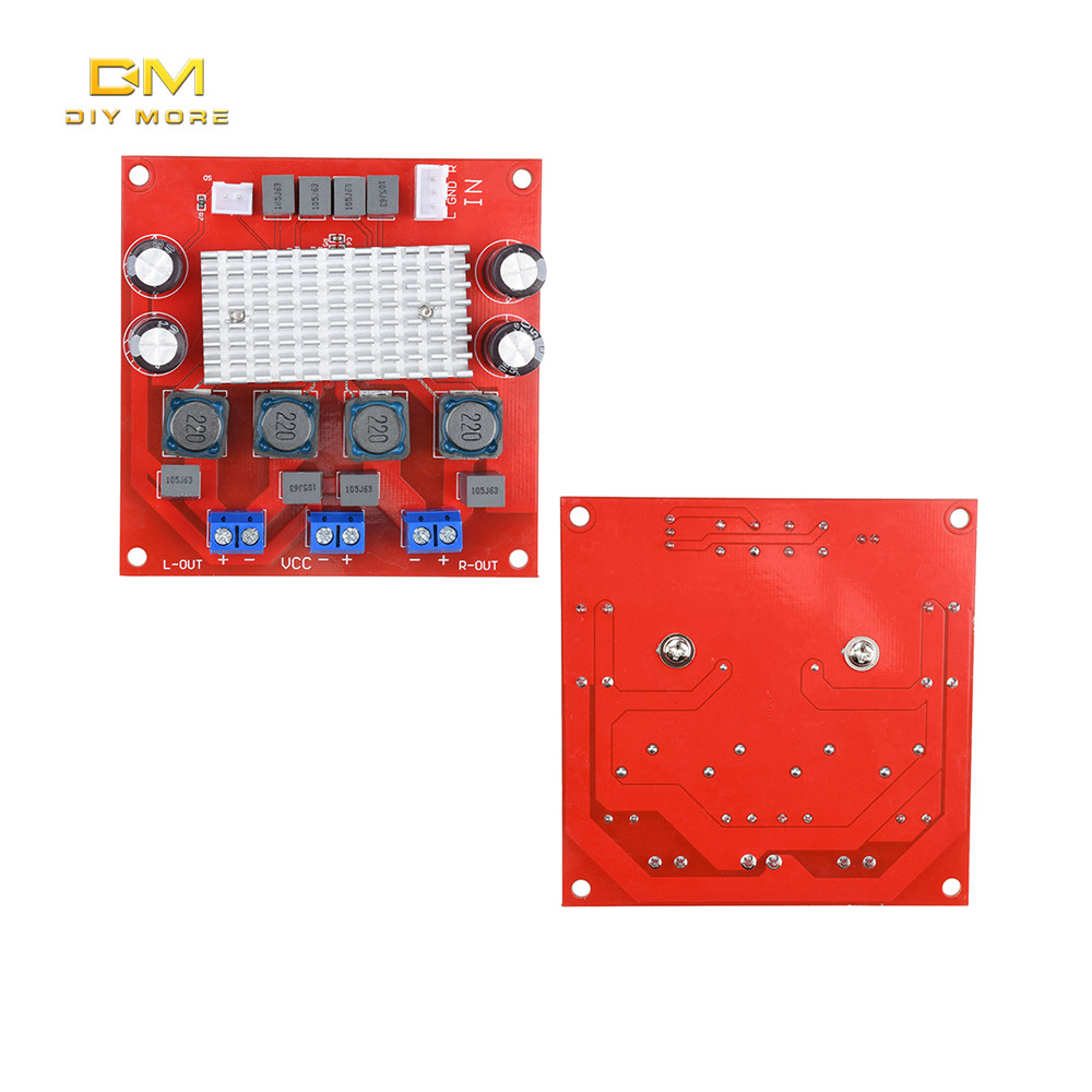 DIYMORE Dc 5-29V CS8685H Dual Channel Digital Amplifier Board 2 * 75W High-Power Dc Single Power Sup