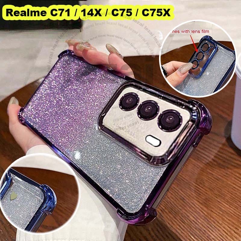 เคสแวววาวRealme C71 C 71 C75 C75X C75 X 14X RealmeC71 RealmeC75 RealmeC75X Realme14Xเคสนุ่มกันกระแทก