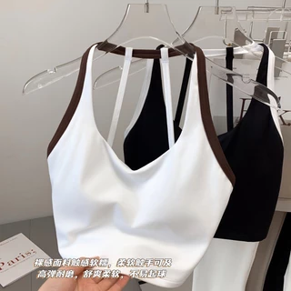 MAGIEYOGA(เบาะคงที่) Sports Halter Bra สายคล้องไหล่ปรับได้เสื้อกั๊กกีฬา Gym Pilates