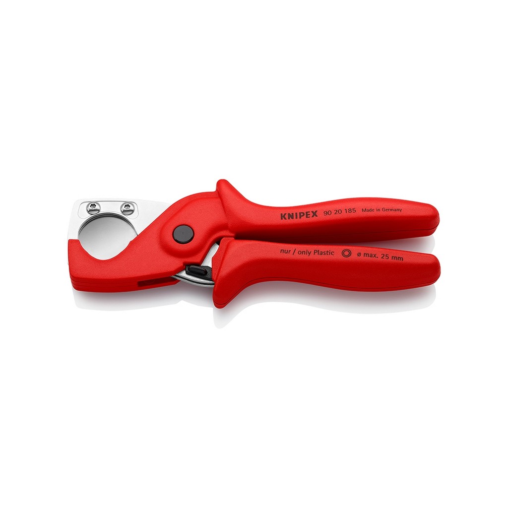 KNIPEX คีมตัดท่อพลาสติกและท่อร้อยสายไฟ รหัส 90 20 185 (คะนิเพค)
