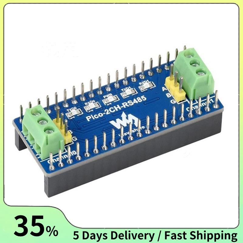 -2CH-RS485, โมดูล RS485 2 ช่องสําหรับ เครื่องรับส่งสัญญาณ SP3485, UART to RS485, หัว Pi มาตรฐาน