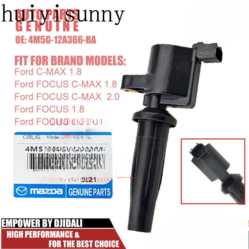 HYS 4M5G-12A366-BA คอยล์จุดระเบิดสําหรับฟอร์ดโฟกัส 1.8/2.0 C-MAX1.8 2007-2010 4M5Z12029B 4M5Z12029BA