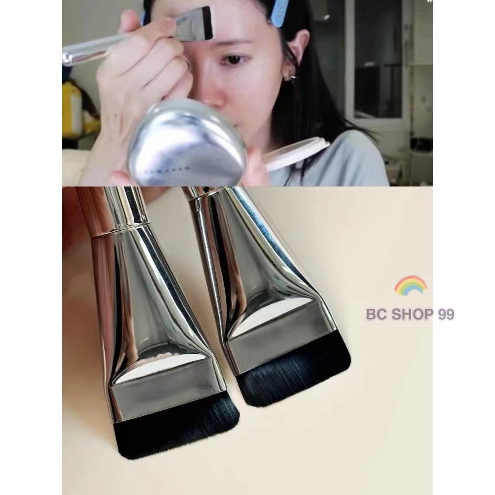 พร้อมส่ง🛒📌แปรงรองพื้น แปรงเกลี่ยรองพึ้น สวยราคาถูก มีสไตล์ หัวแบนบางเฉียบน้ำหนักเบา - รูปที่ 3