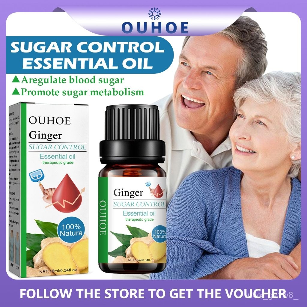 OUHOE Sugar Control Essential Oil Diabetes Massage Liquid Stabilizes Hypoglycemic Regulating Balance