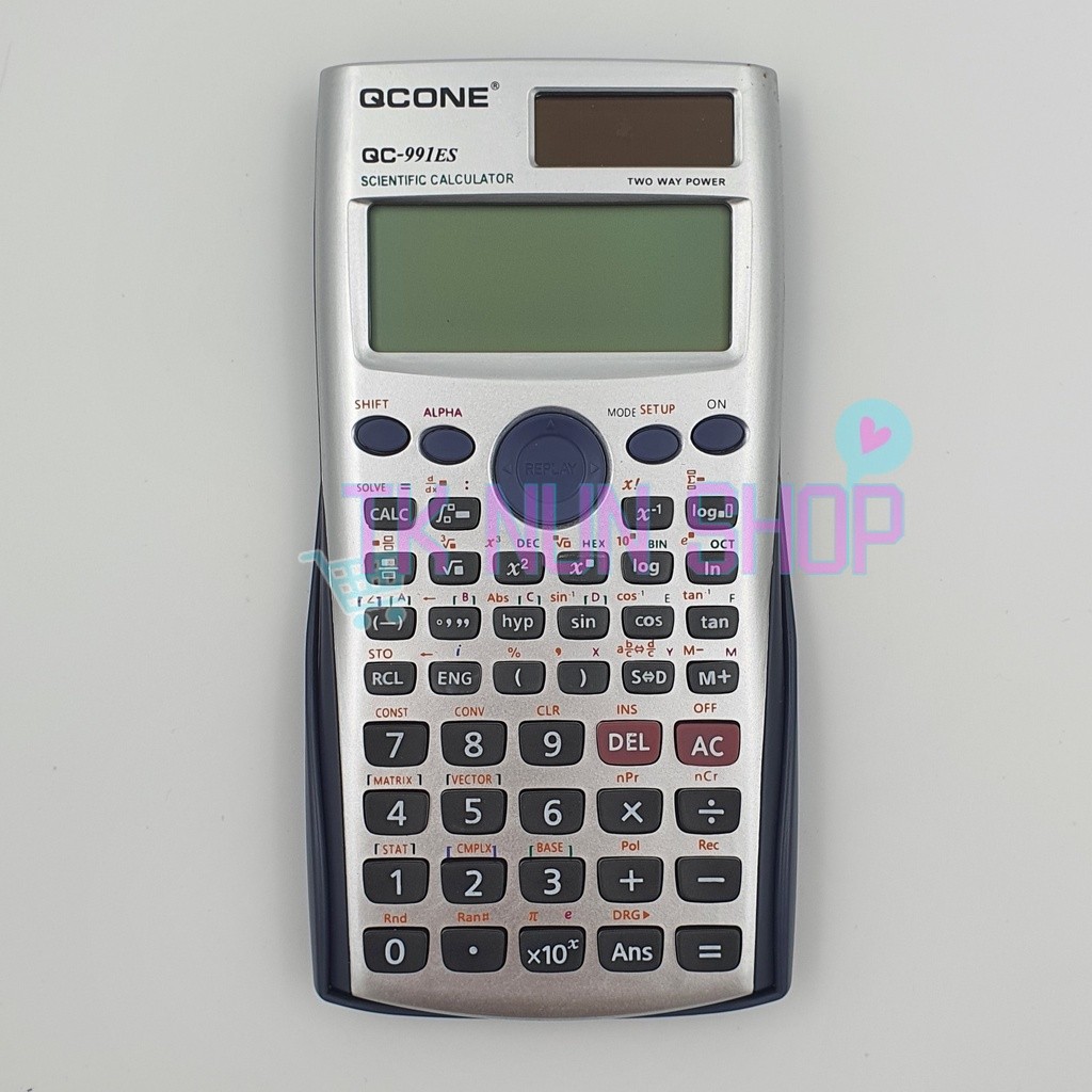 เครื่องคำนวณเลข QCONE 12 หลัก เครื่องคิดเลขวิทยาศาสตร์  รุ่น QC-991ES