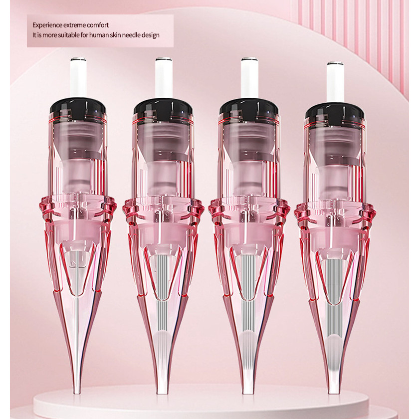 Available10PCS/boox Disposable Tattoo Cartridge 1/3RLT Taper 0.35MM Tattoo Machine เปลี่ยน PMU Eyebrow Lip อุปกรณ์ Accessiroes - รูปที่ 2