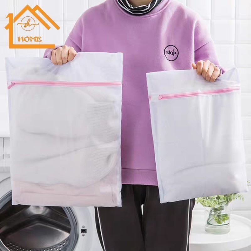 ZZ HOME01  ถุงซักผ้า กระเป๋าซักชุดชั้นใน ถนอมผ้า ป้องกันผ้าเสียทรง - รูปที่ 7