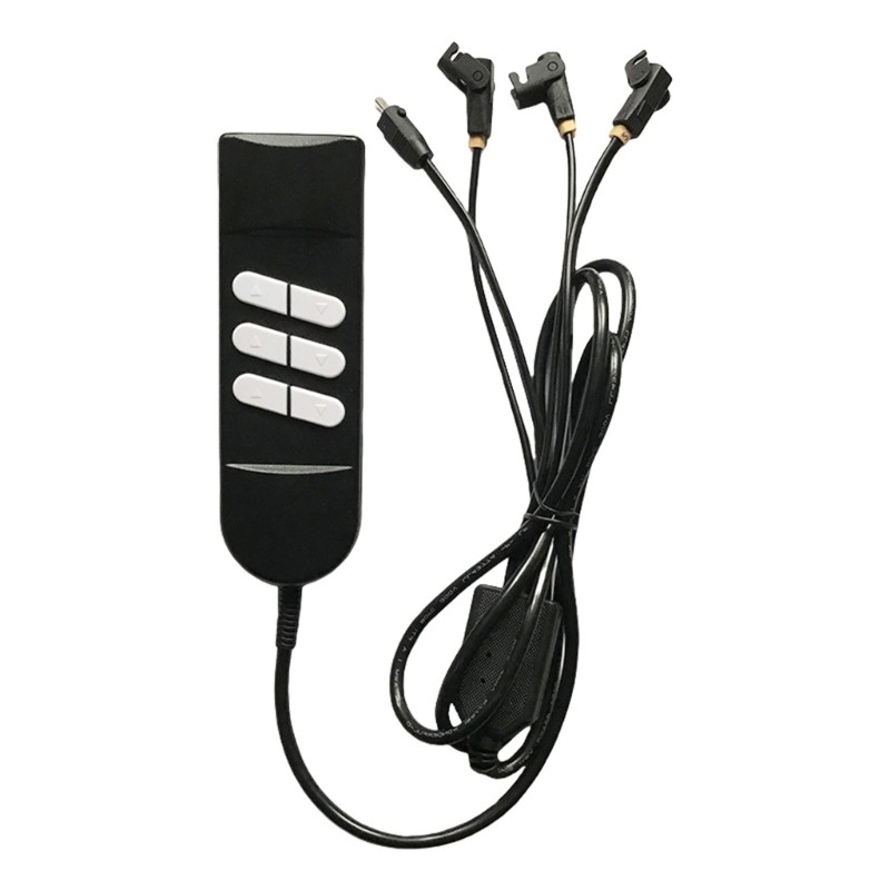 Mon 6 Key Motorized Lift Hand Controllers Lift Chair Remote สําหรับผู้เอนกายแบบปรับได้